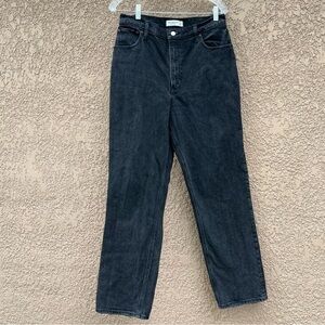 Abercrombie & Fitch The 90's‎ Straight Ultra High Rise Jeans Size 30/10 Black